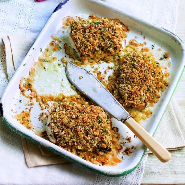 Spiced crumbed fish