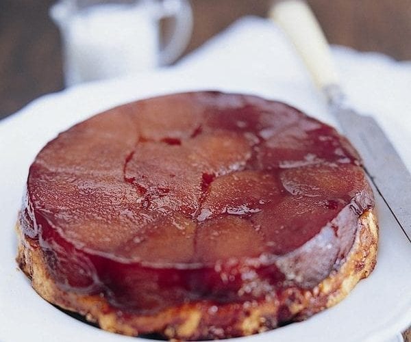 Salted caramel tarte tatin