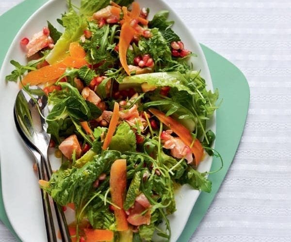 Bittersweet salmon salad