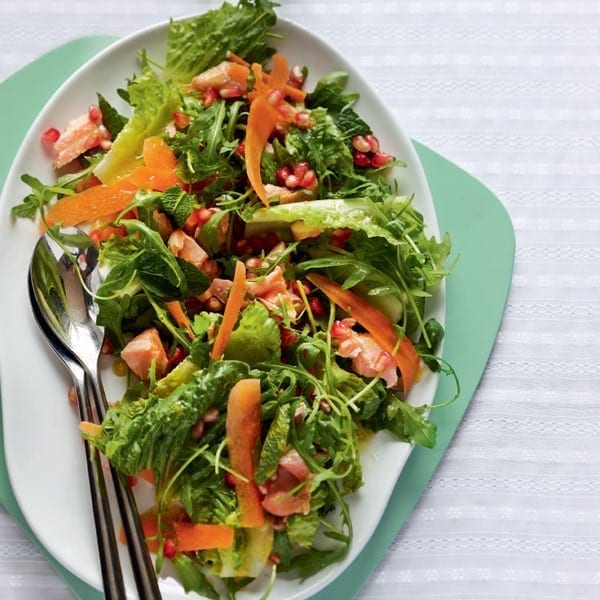 Bittersweet salmon salad