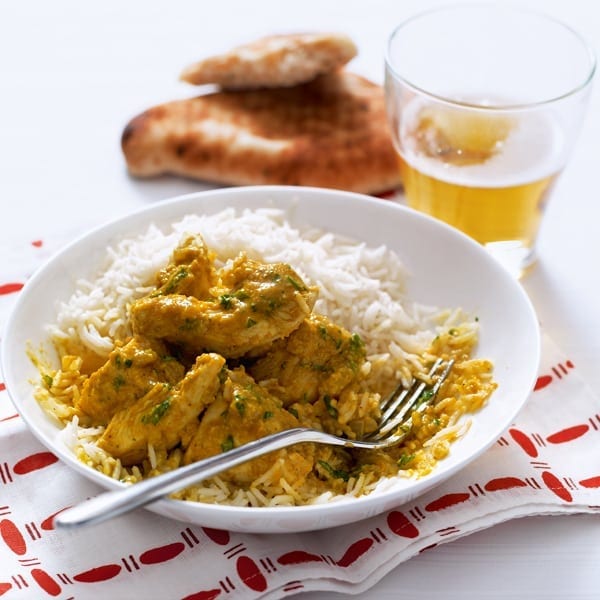 Quick coconut chicken curry