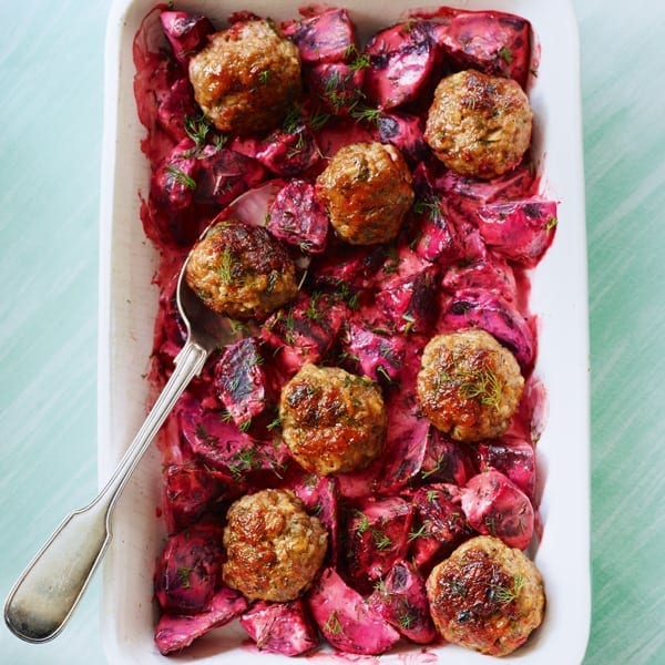 Baked meatballs