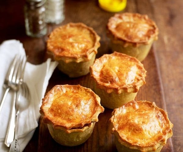 Individual beef pies