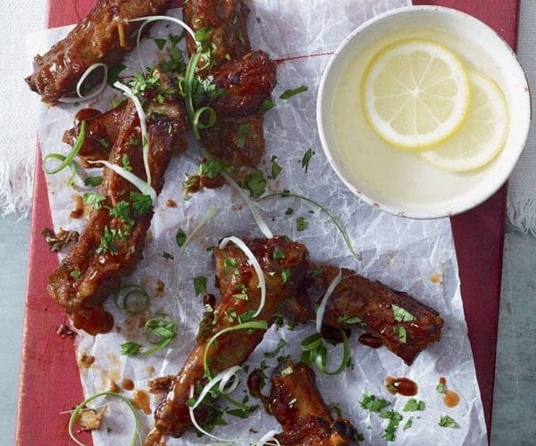 Sticky spare ribs