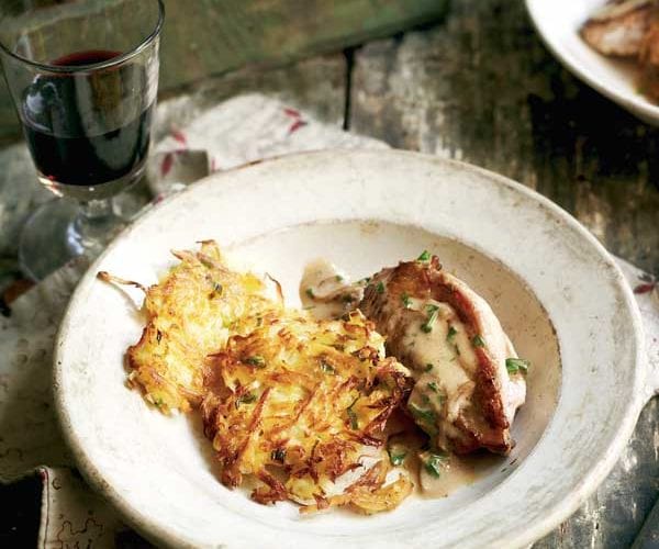 Roast pheasant with cavolo nero and bacon