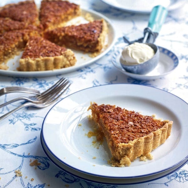 Lemony treacle tart