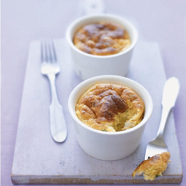 Mackerel and horseradish soufflé