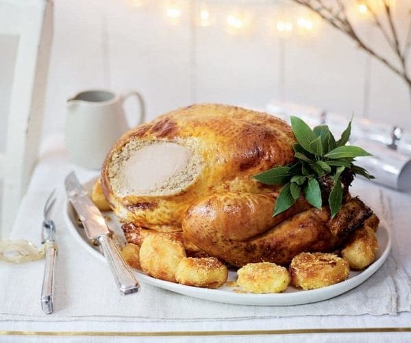 Crunchy polenta-roast potatoes