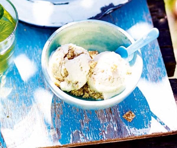 Dairy-free orange ice cream
