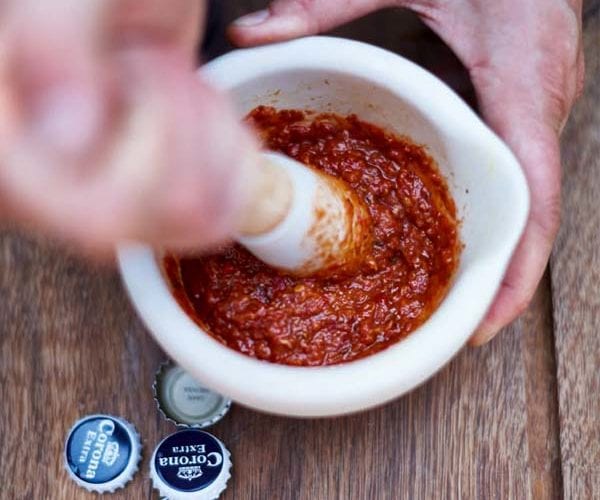 Homemade harissa