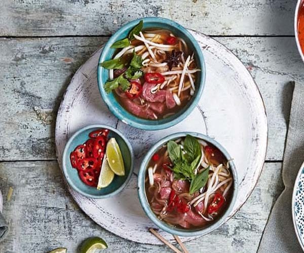 Quick beef pho