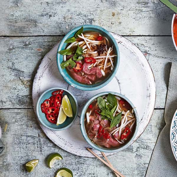 Quick Vietnamese beef pho