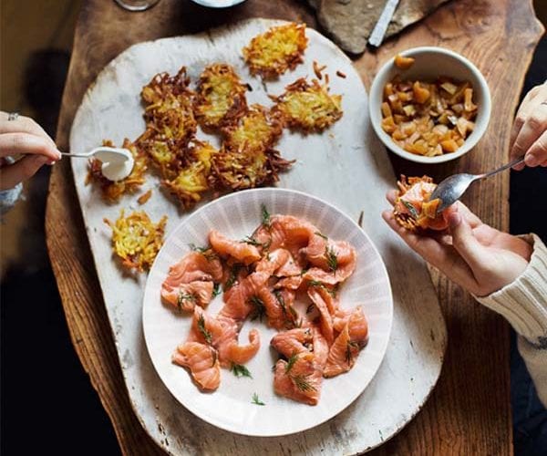 Cumin-cured salmon