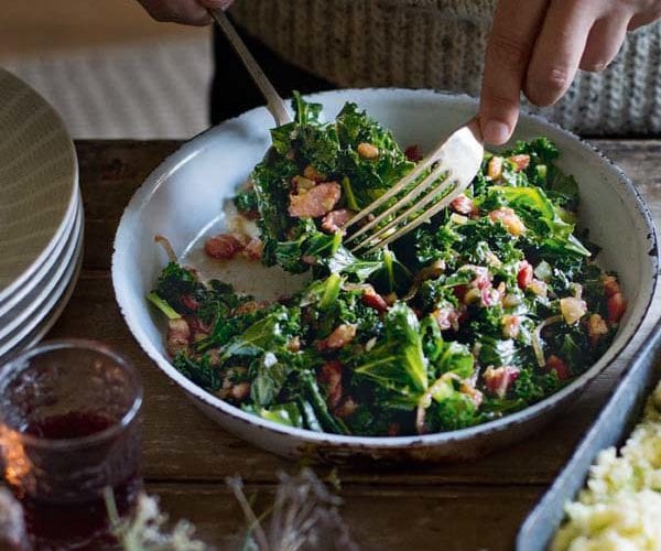 Sweet and sour kale