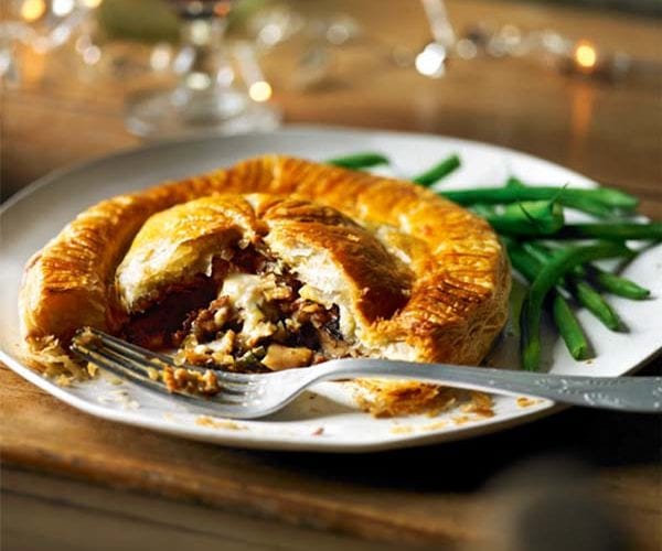 Mushroom and époisses pithiviers