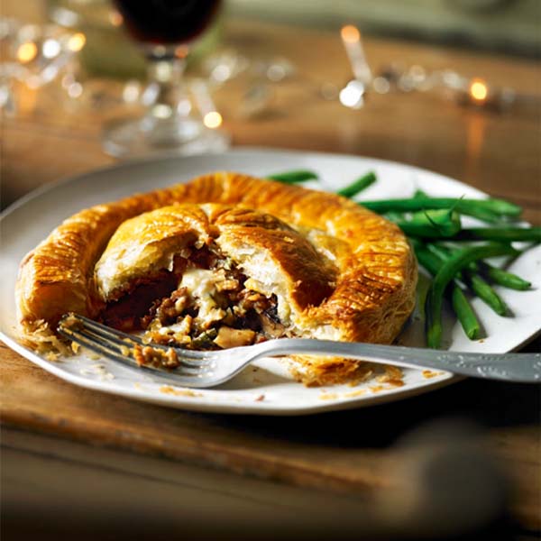 Mushroom and époisses pithiviers