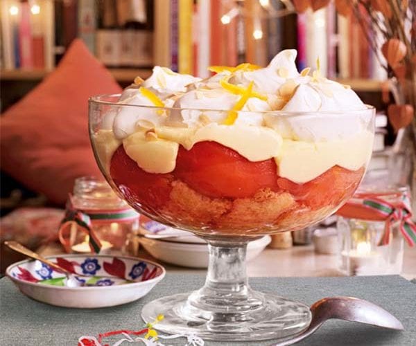Mulled cider trifle