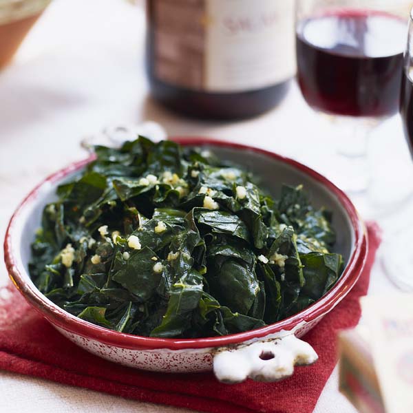 Cavolo nero with garlic beurre noisette