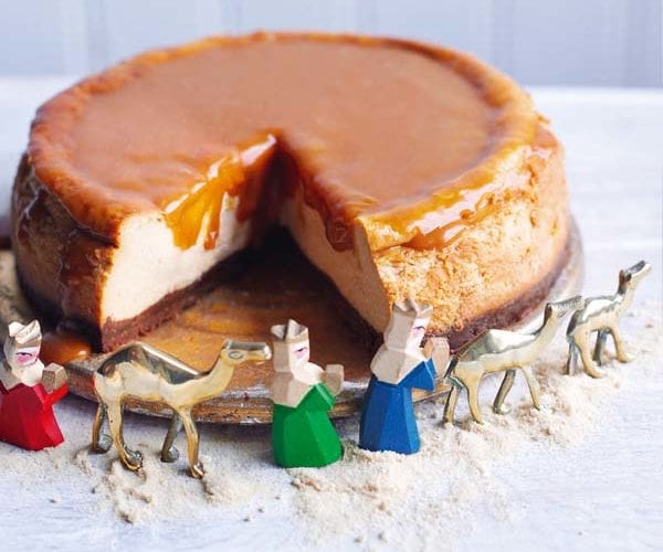 Salted caramel swiss roll