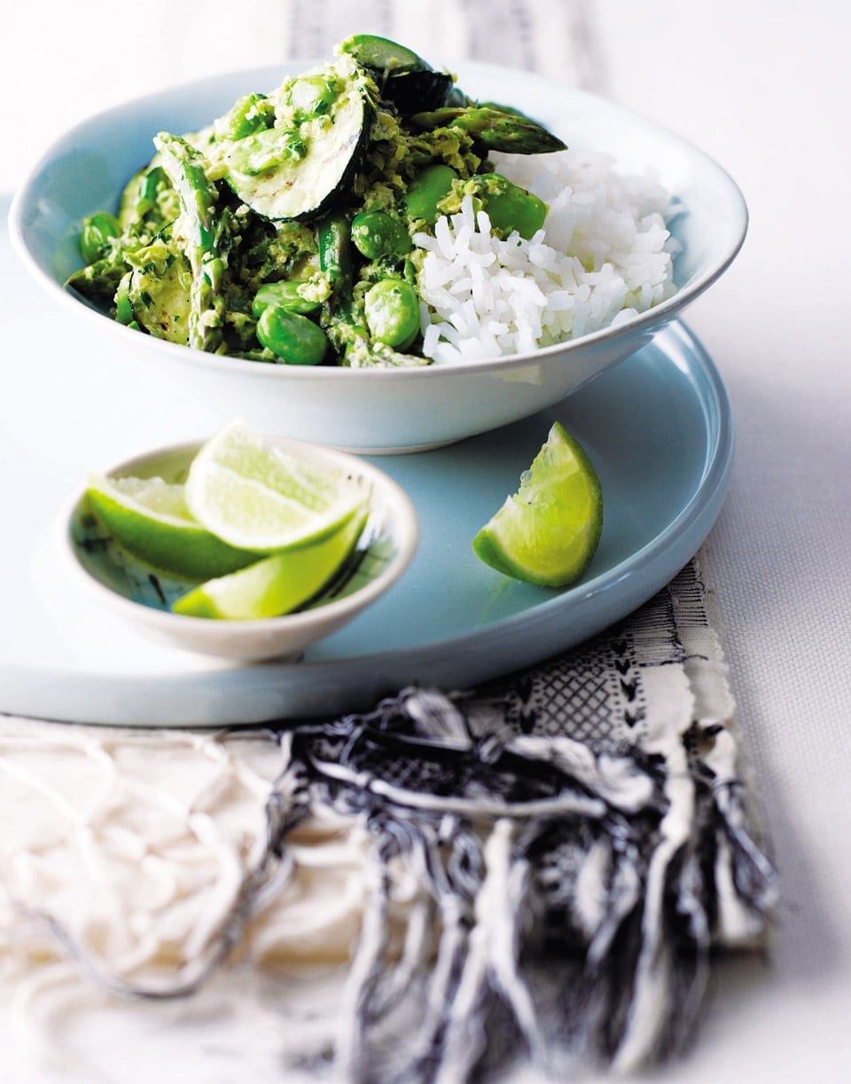 Green Thai curry with greens recipe | delicious. magazine