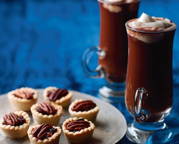 spiced coffee and pecan mince pies