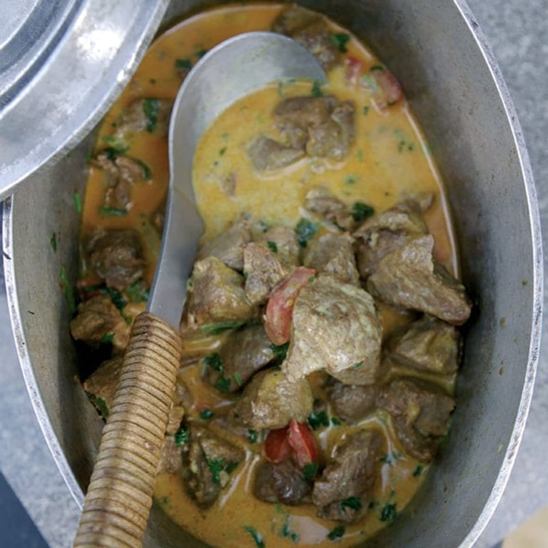 Slow-cooked Indian lamb korma