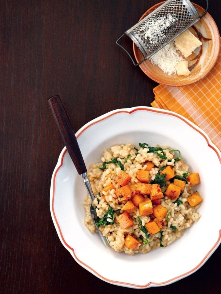 Squash risotto