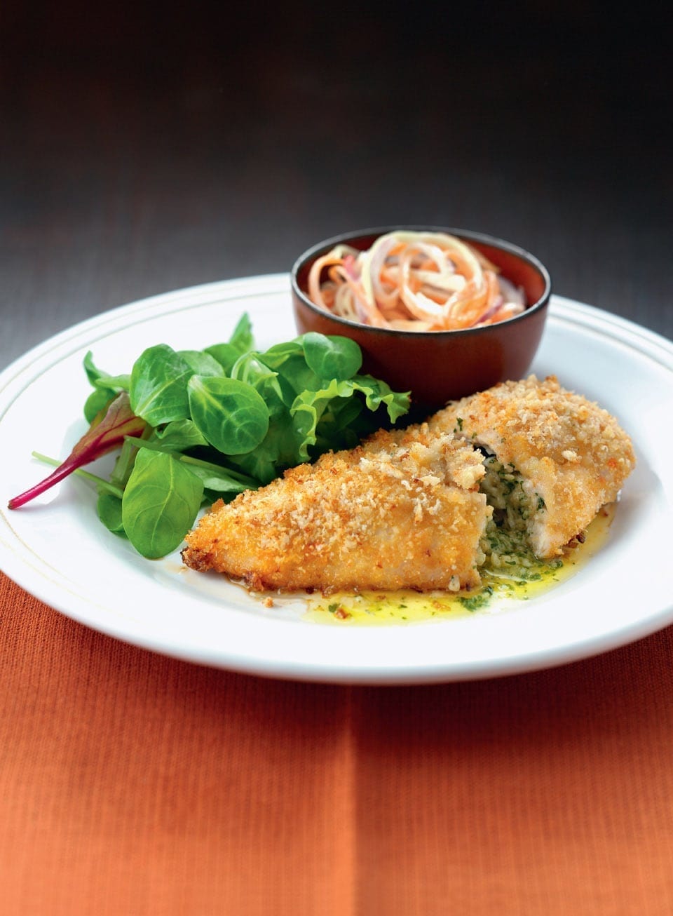 Lightly spiced chicken kievs recipe delicious. magazine