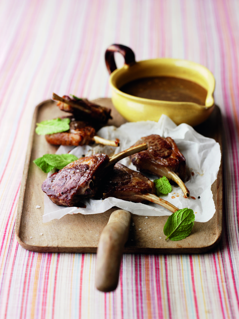 Garlic and anchovy gravy for lamb and beef recipe delicious. magazine