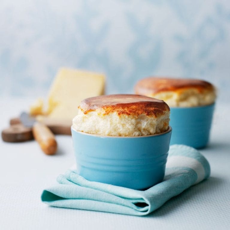 Basic cheese soufflés