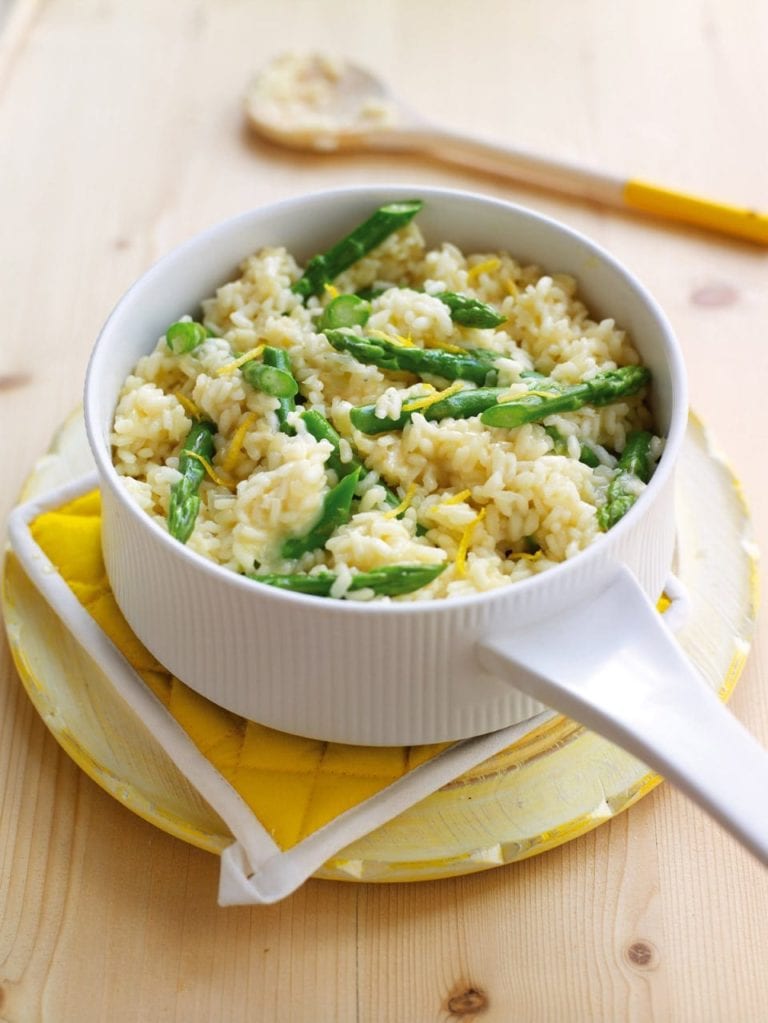 Asparagus and lemon risotto