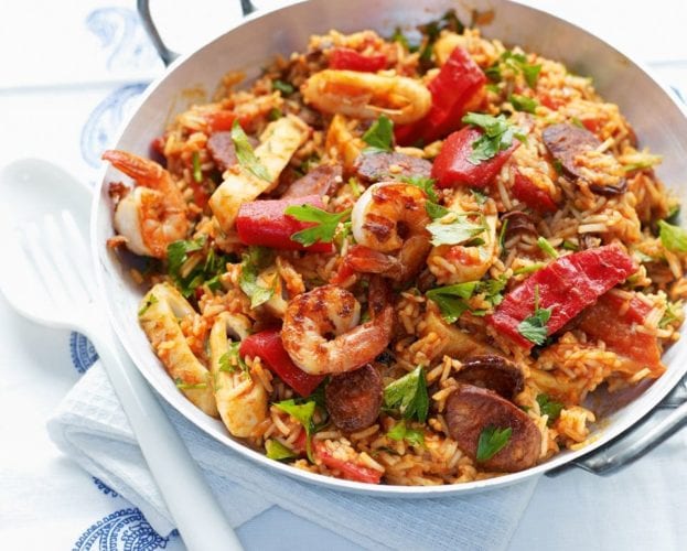 Seafood rice