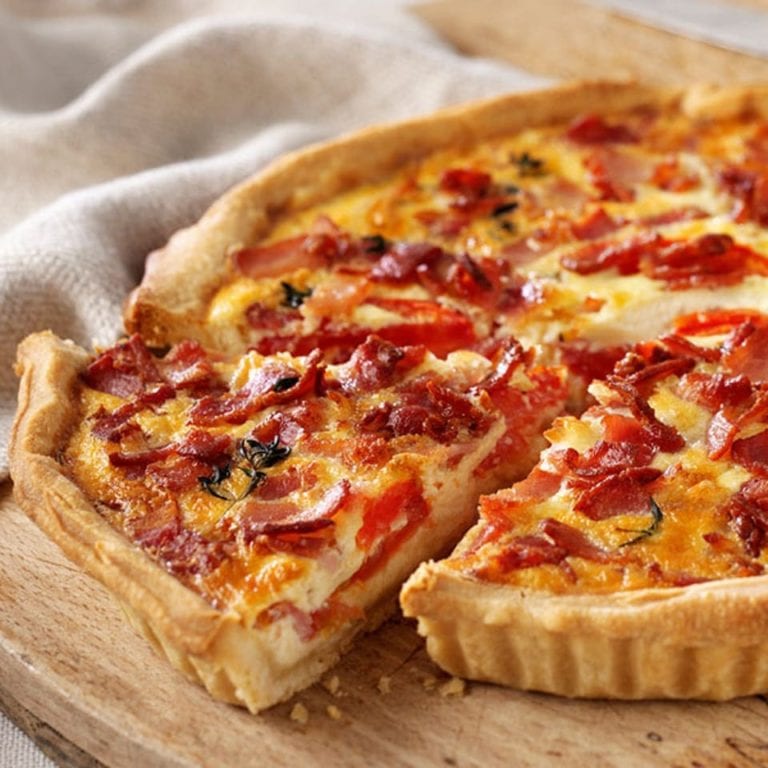 Cheese Tomato Quiche How To Make Cheese Tomato Quiche Baking Mad