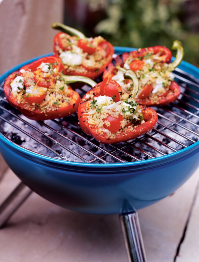 Stuffed red peppers