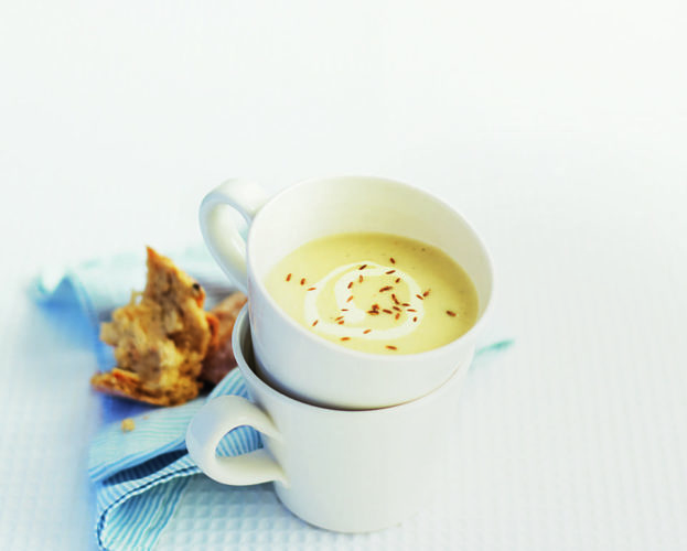 Spiced celeriac soup