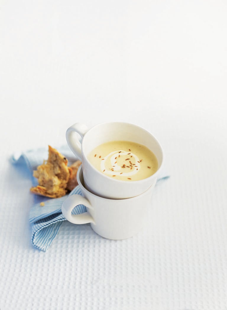 Spiced celeriac soup