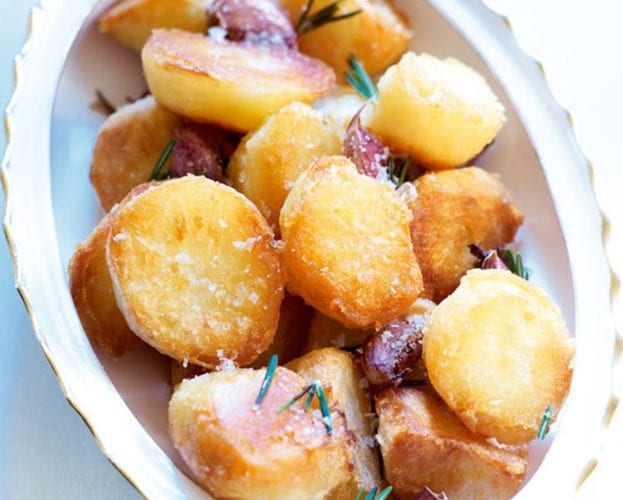 roasties with garlic and rosemary