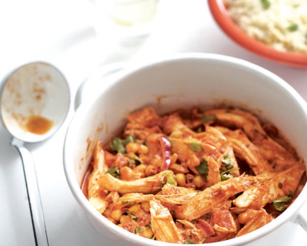 Spicy Moroccan chicken with lemon couscous