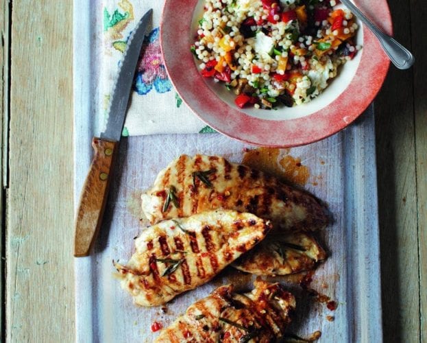 lemon chicken with couscous