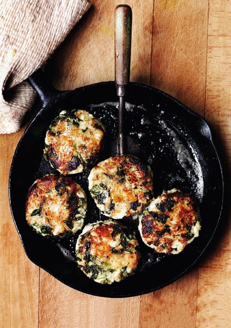 Smoked haddock and watercress fishcakes