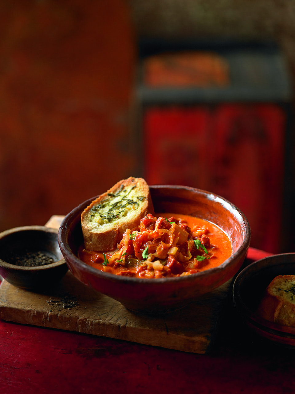 Winter cabbage and chorizo soup recipe | delicious. magazine