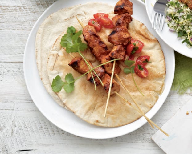 Malai tikka, chicken kebab