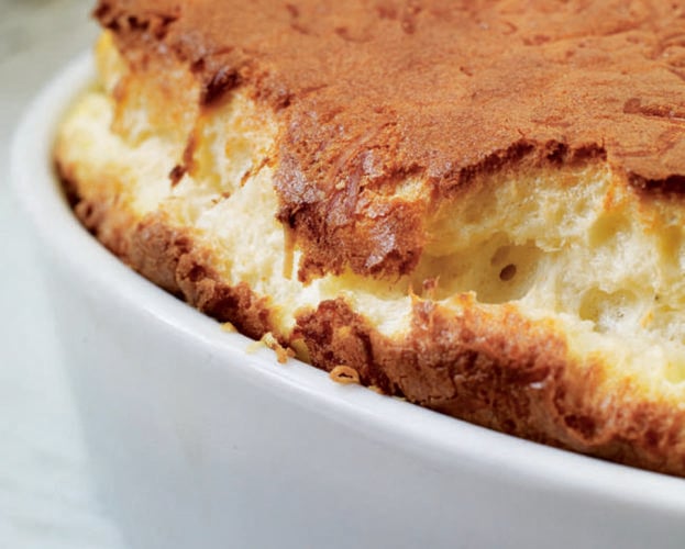 Simple cheese soufflé