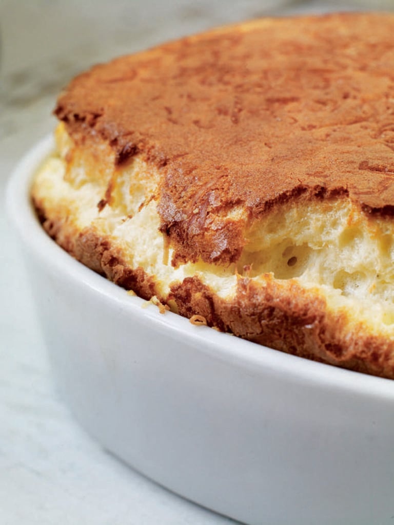 Simple cheese soufflé