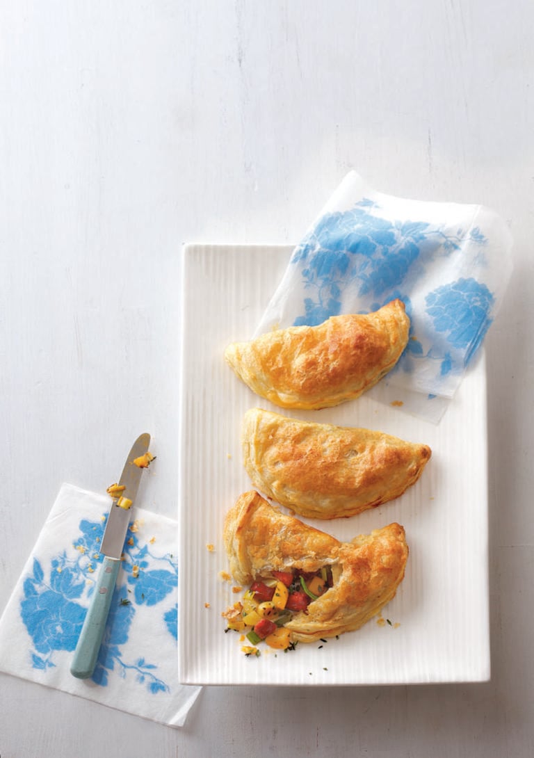 Cheat’s chorizo and leek pasties