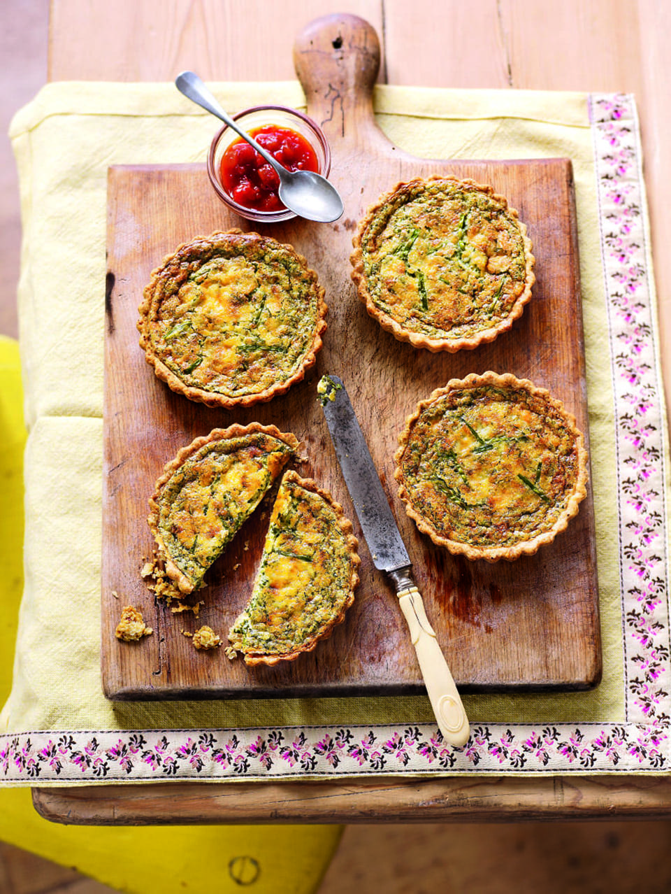 Spring herb tartlets recipe | delicious. magazine