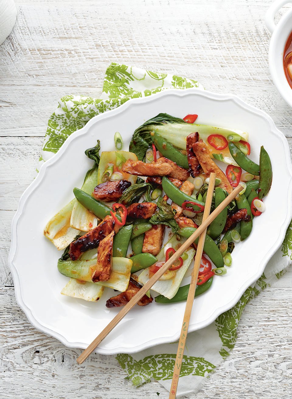Sticky pork stir-fry recipe | delicious. magazine