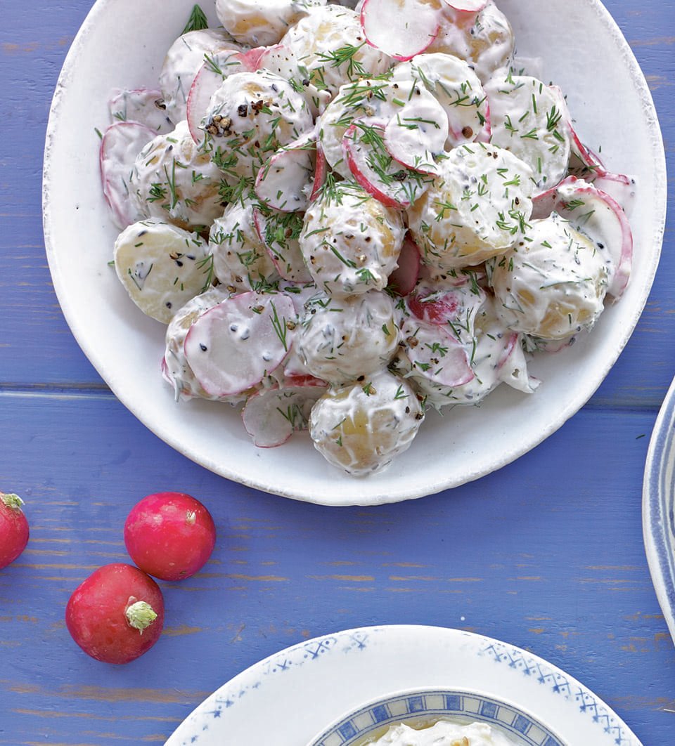 New potato, radish and dill salad recipe delicious. magazine