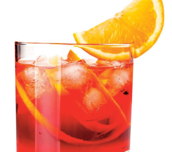 Jazzed up Campari Spritz