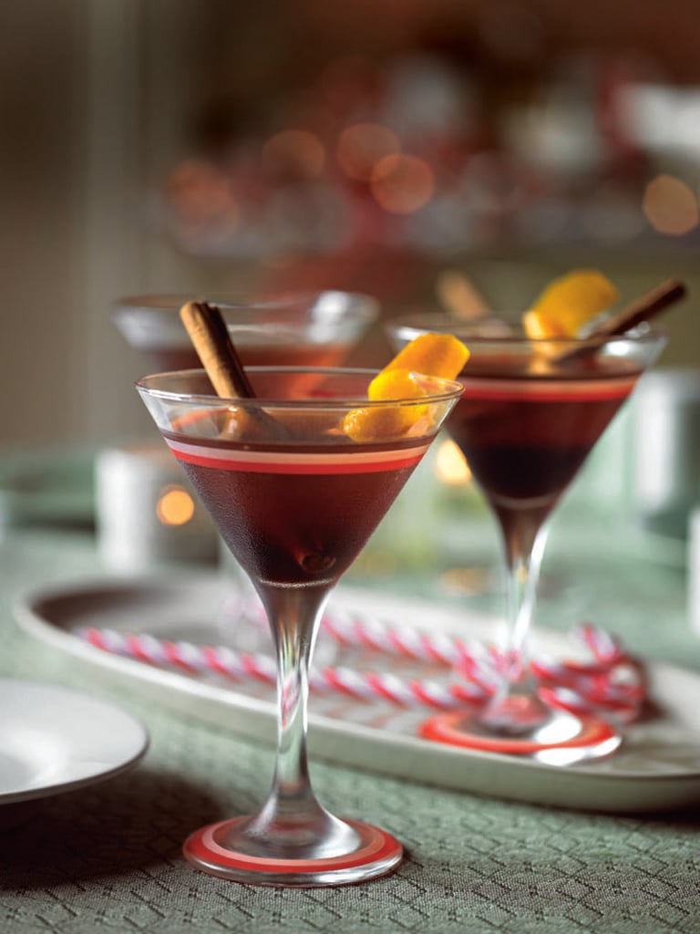 Gingerbread Manhattan cocktail